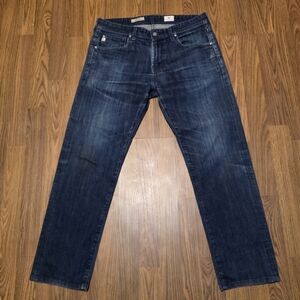 AG Jeans Men’s 33 Dylan Slim Skinny Dark Blue Denim Made in USA E20